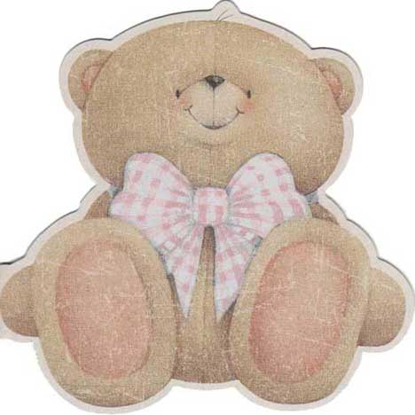 Sitting Bear Vintage Birthday Forever Friends Card